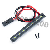 54mm 7-Light Roof LED Light Bar for 1/24 Crawler Car