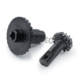 24T/12T Steel Alloy Helical Differential Front Rear Axles Gear Kit for 1/18 RC Crawler Car Traxxas TRX4M Bronco Defender Upgrade Parts