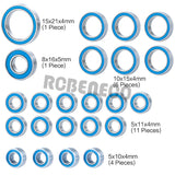 23PCS Ball Bearing Kit for 1/10 RC Crawler Car Axial Wraith RR48 2.2 Spawn RTR Poison Spider Spawn