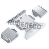 Stainless Steel Chassis Armor Axle Protector Skid Plate For Axial SCX6