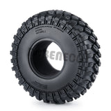 4pcs 2.2inch Rubber Tyre Wheel Tires with Foam Insert for Axial SCX10 90046 AXI03007 Wraith 90048 TRX4 1/10 RC Rock Crawler Car