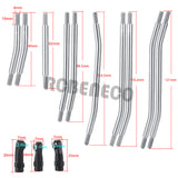 Stainless Steel Links Plastic Rod End Unassembled Kit 313/324mm Wheelbase for TRX-4 TRX4 1/10 RC Car Linkage Parts