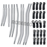 Stainless Steel Links Plastic Rod End Unassembled Kit 313/324mm Wheelbase for TRX-4 TRX4 1/10 RC Car Linkage Parts