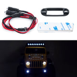 Front Bumper LED Headlight with Mount Bracket for Axial SCX24