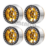 1/2/4pcs 1.9'' Aluminum Beadlock Wheel Rims for 1/10 RC Crawler D90 SCX10 TRX4