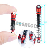 48mm Aluminum Threaded Shock Absorber with Springs for 1/24 RC Crawler Axial SCX24