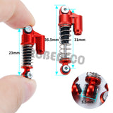 4PCS Metal Shock Absorber Damper with Springs for 1/24 RC Crawler Car