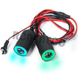 17mm 2LEDs Lights Angel Eyes Headlight for Axial SCX10 TRX4 D90