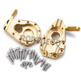 Brass Portal Housing 2pcs RC Front Steering Knuckles RC Counterweight for 1/10 RC Crawler TRX-4 TRX4 TRX-6