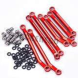 Metal High Clearance Chassis Link Rods Set for 1/18 RC Crawler Traxxas TRX4M Bronco Defender Upgrade Parts