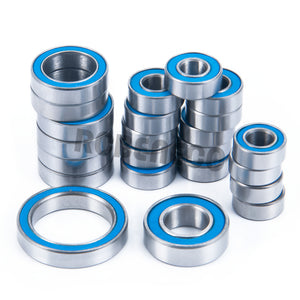 23PCS Ball Bearing Kit for 1/10 RC Crawler Car Axial Wraith RR48 2.2 Spawn RTR Poison Spider Spawn