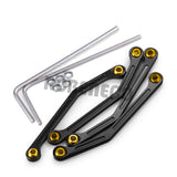 4Pcs/set Metal Linkage Link Rod Set for Kyosho Jimny 32523 1/18 RC Crawler Car