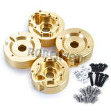 Snow Track Wheels Tires Conversion Kit Brass Counterweight for Traxxas TRX-4