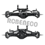 CNC Metal Front Rear Middle Straight Axle for Axial SCX10 II AX90021 90027 90028