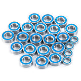 24Pcs Metal Wheel Hubs Bearing Kit for 1/10 RC Car Truck