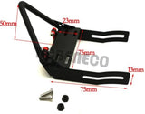 Metal Front Bumper with Winch Mount Shackles for 1/10 Scale RC Car Axial SCX10 Wrangler 90047 Upgrade