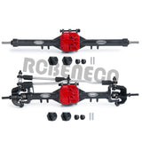 Metal Front/Rear Axle Straight Complete Axles for Axial SCX10 II 90046 90047