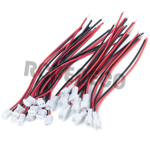 10PCS PH2.0-2P Male and Female Connector Cable with Wire 96mm for Axial SCX24