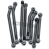 Metal High Clearance Chassis Link Rods Set for 1/18 RC Crawler Traxxas TRX4M Bronco Defender Upgrade Parts