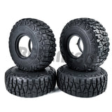 1/2/4PCS 2.9" Rubber Wheel Tires for Axial SCX6