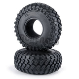 4pcs 2.2inch Rubber Tyre Wheel Tires with Foam Insert for Axial SCX10 90046 AXI03007 Wraith 90048 TRX4 1/10 RC Rock Crawler Car