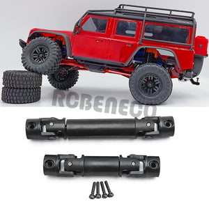 1 Pair Metal Steel Drive Shaft CVD Joint Axle Driveshaft for Traxxas TRX4M Bronco Defender 1/18 RC Crawler Car Upgrade Parts