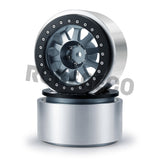 1/2/4pcs 2.9inch Aluminum Alloy Beadlock Wheel Rim for Axial SCX6