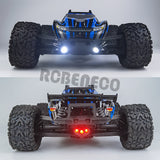 Front and Rear LED Lights Lamp Bar Spotlight for 1/10 TRAXXAS Rustler 4X4 VXL XL-5