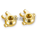 Brass Steering Blocks Knuckle Counterweight for 1/18 RC Crawler TRX4M Bronco Defender Upgrade Parts