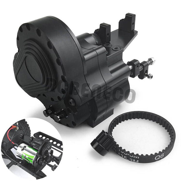 Metal Reverse Gearbox with Transmission Belt 2 Speeds for Axial SCX10 I Wrangler Wraith 90048