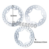 4Pcs Aluminum Alloy 1.9" Wheel Outer Beadlock Ring for SCX10 90046 TRX4 D90