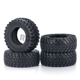 4PCS Rubber Tyres 15x38mm for Kyosho 1/18 Jimny Upgrade Parts