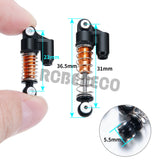 4PCS Metal Shock Absorber Damper with Springs for 1/24 RC Crawler Car