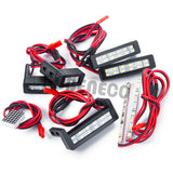 Front Headlight Rear Tail LED Light Set for ARRMA LIMITLESS F1 1/7 RC Car