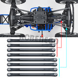 Metal Chassis Link Rod Upper and Lower Linkage for LOSI LMT 4WD Truck 1/8 RC Crawler Car Upgrade Parts