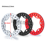 4PCS Aluminum Alloy Wheel Outer Ring for 1/10 RC Crawler Car Accessories