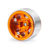 1.0inch Metal Beadlock Wheels Rims for Axial SCX24 1/24 RC Crawler Car