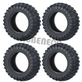 Metal Wheel Rim & Rubber Tyre for Axial SCX24 1/24 Rc Crawler Car