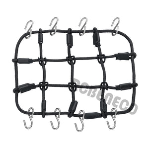 73*60mm Elastic RC Car Roof Luggage Rack Net W/Hook for 1:24 RC Crawler