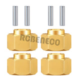 Brass Wheel Hex Hub 4mm/5mm/6mm Extenders Adaptor Set for 1/18 RC Crawler Car TRX4M Upgrade Parts