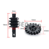 Steel Front Rear Axle Overdrive Differential Gears for Axial SCX24