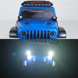 Square LED Light Spotlight for 1/24 RC Crawler Axial SCX24 Wrangler AXI00002 Gladiator AXI00005