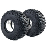 1/2/4PCS 2.9" Rubber Wheel Tires for Axial SCX6