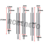 5PCS Stainless Steel Linkage Link Rod for 1/18 Kyosho Jimny