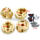 Snow Track Wheels Tires Conversion Kit Brass Counterweight for Traxxas TRX-4