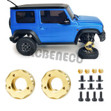 1Pair Portal Steering Knuckle Cup Wheel Hub Counterweight for 1/18 RC Crawler Car Kyosho Jimny