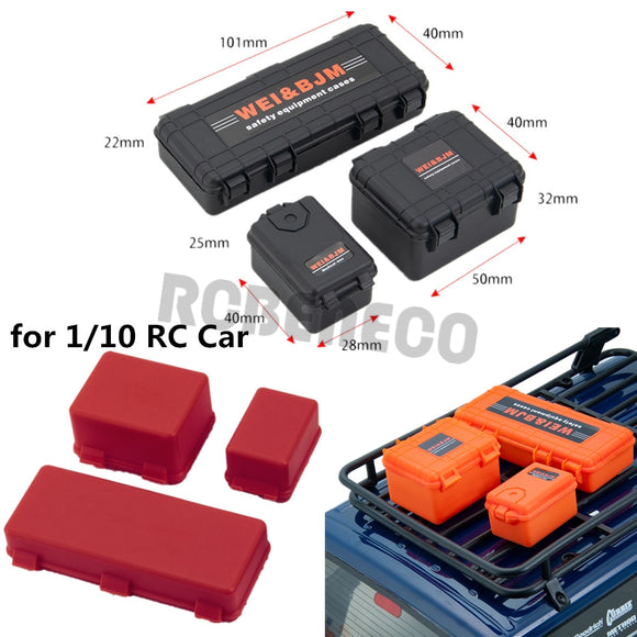 Plastic RC Car Storage Box Decoration Tool forTRX4 Axial SCX10  D90 1/10 RC Crawler