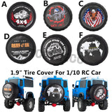 RC Car Spare Tire Cover for 1/10 Scale RC Crawler Car TRX4 SCX10