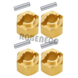 Brass Wheel Hex Hub 4mm/5mm/6mm Extenders Adaptor Set for 1/18 RC Crawler Car TRX4M Upgrade Parts