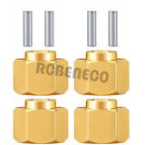 Brass Wheel Hex Hub 4mm/5mm/6mm Extenders Adaptor Set for 1/18 RC Crawler Car TRX4M Upgrade Parts